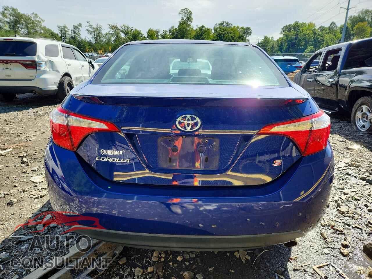 TOYOTA COROLLA 2015 - 2T1BURHE3FC346091