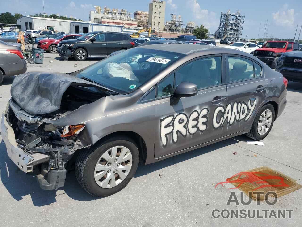 HONDA CIVIC 2012 - 2HGFB2F5XCH566204