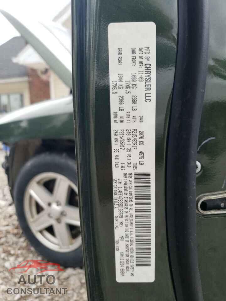 JEEP COMPASS 2009 - 1J4FF47B59D192829