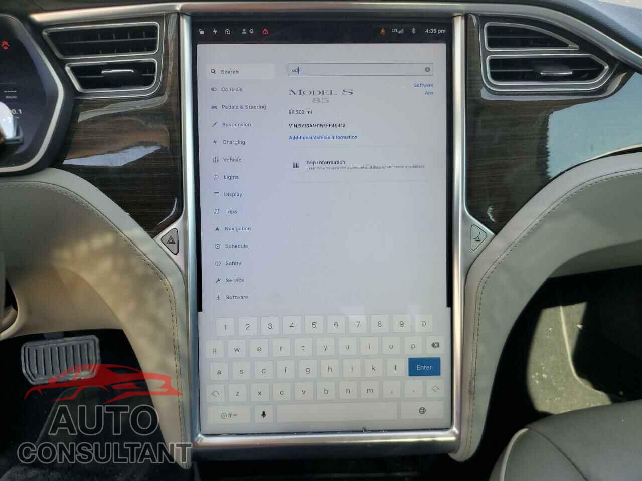 TESLA MODEL S 2014 - 5YJSA1H15EFP49412