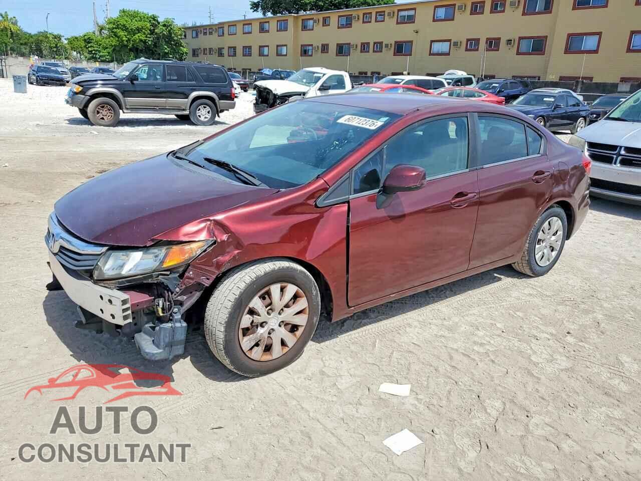 HONDA CIVIC 2012 - 19XFB2F55CE085724