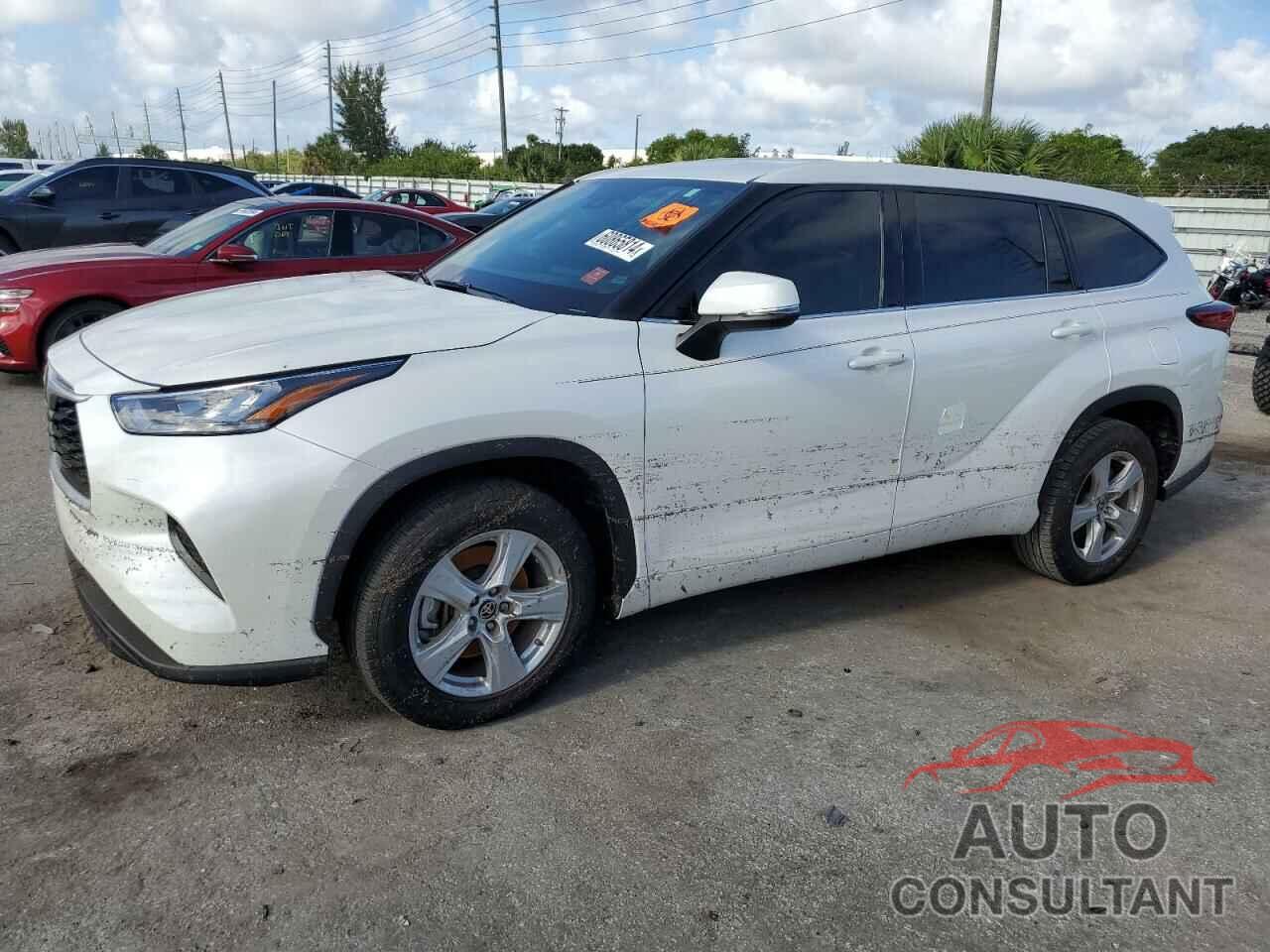 TOYOTA HIGHLANDER 2020 - 5TDCZRAH2LS503736