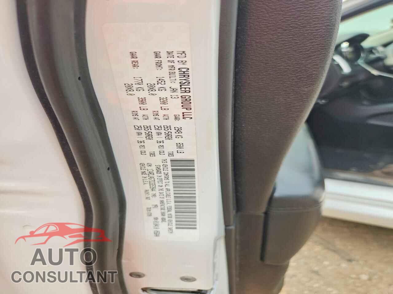DODGE DURANGO 2013 - 1C4RDJAG7DC653944