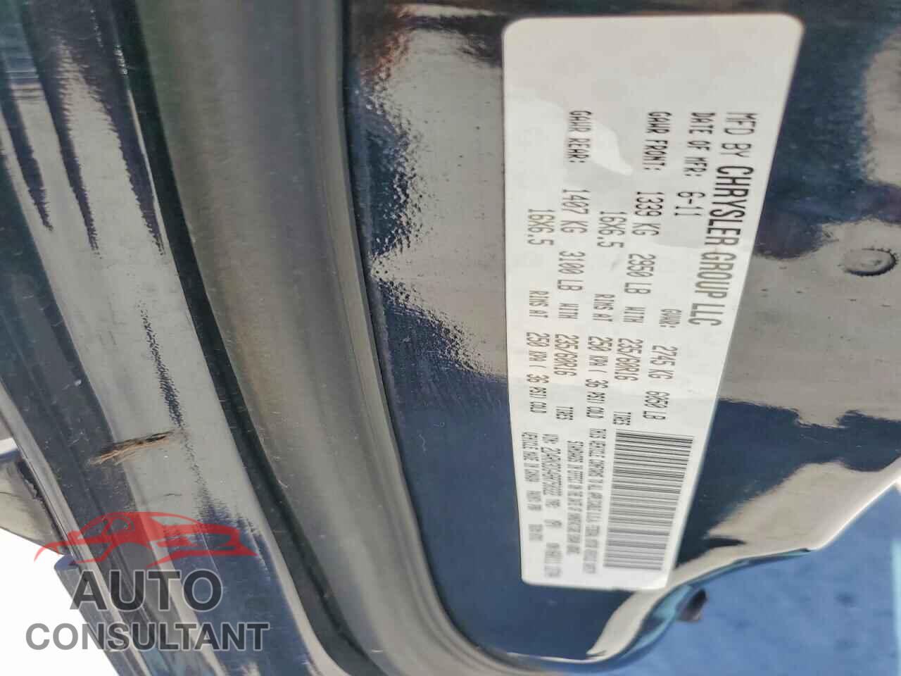 DODGE CARAVAN 2011 - 2D4RN3DG4BR750322