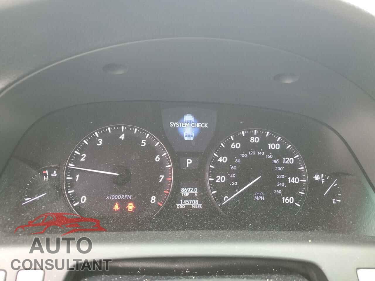 LEXUS LS460 2012 - JTHCL5EF0C5014582