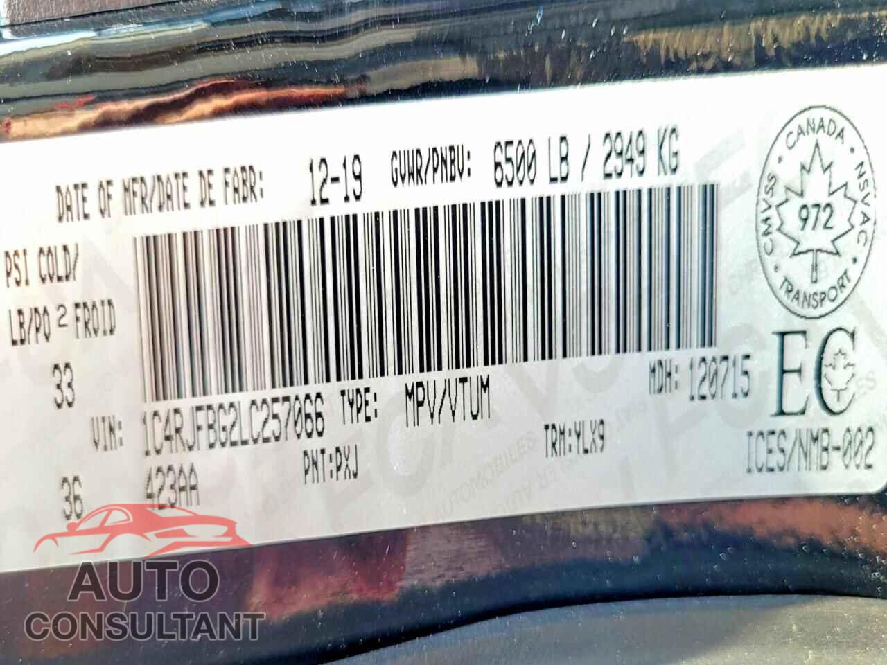 JEEP CHEROKEE 2012 - 1C4RJFBG2LC257066