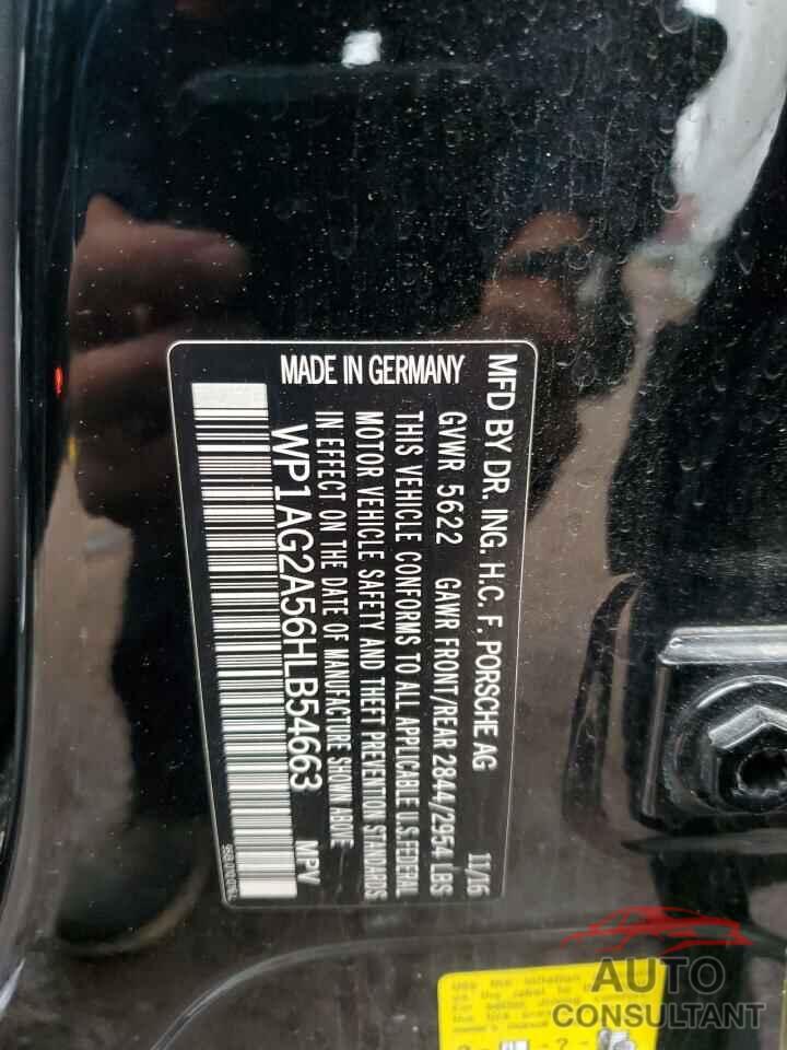 PORSCHE MACAN 2017 - WP1AG2A56HLB54663
