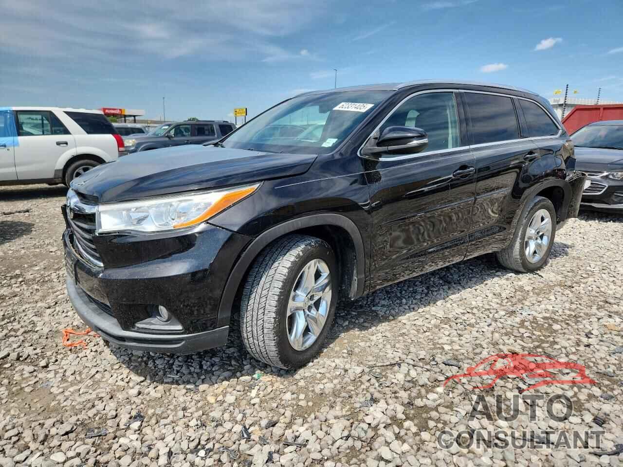 TOYOTA HIGHLANDER 2014 - 5TDYKRFH9ES016877