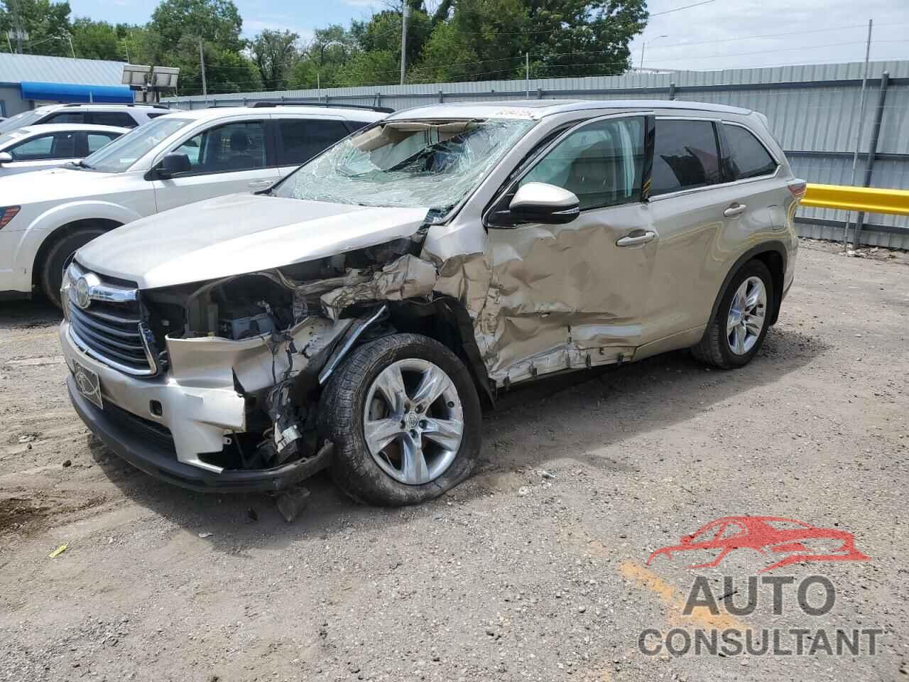 TOYOTA HIGHLANDER 2014 - 5TDDKRFH3ES054376
