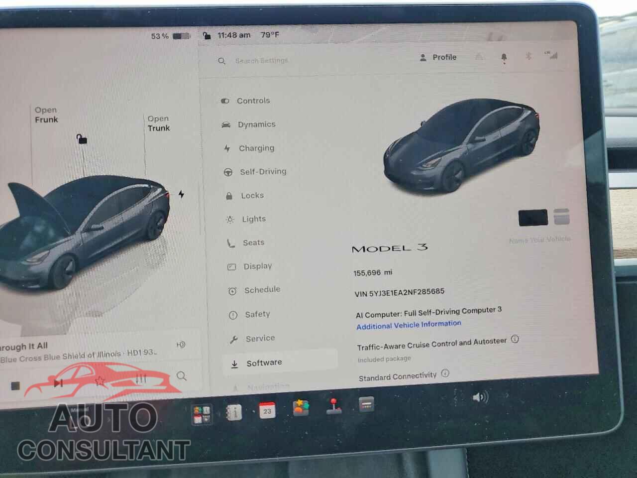 TESLA MODEL 3 2022 - 5YJ3E1EA2NF285685
