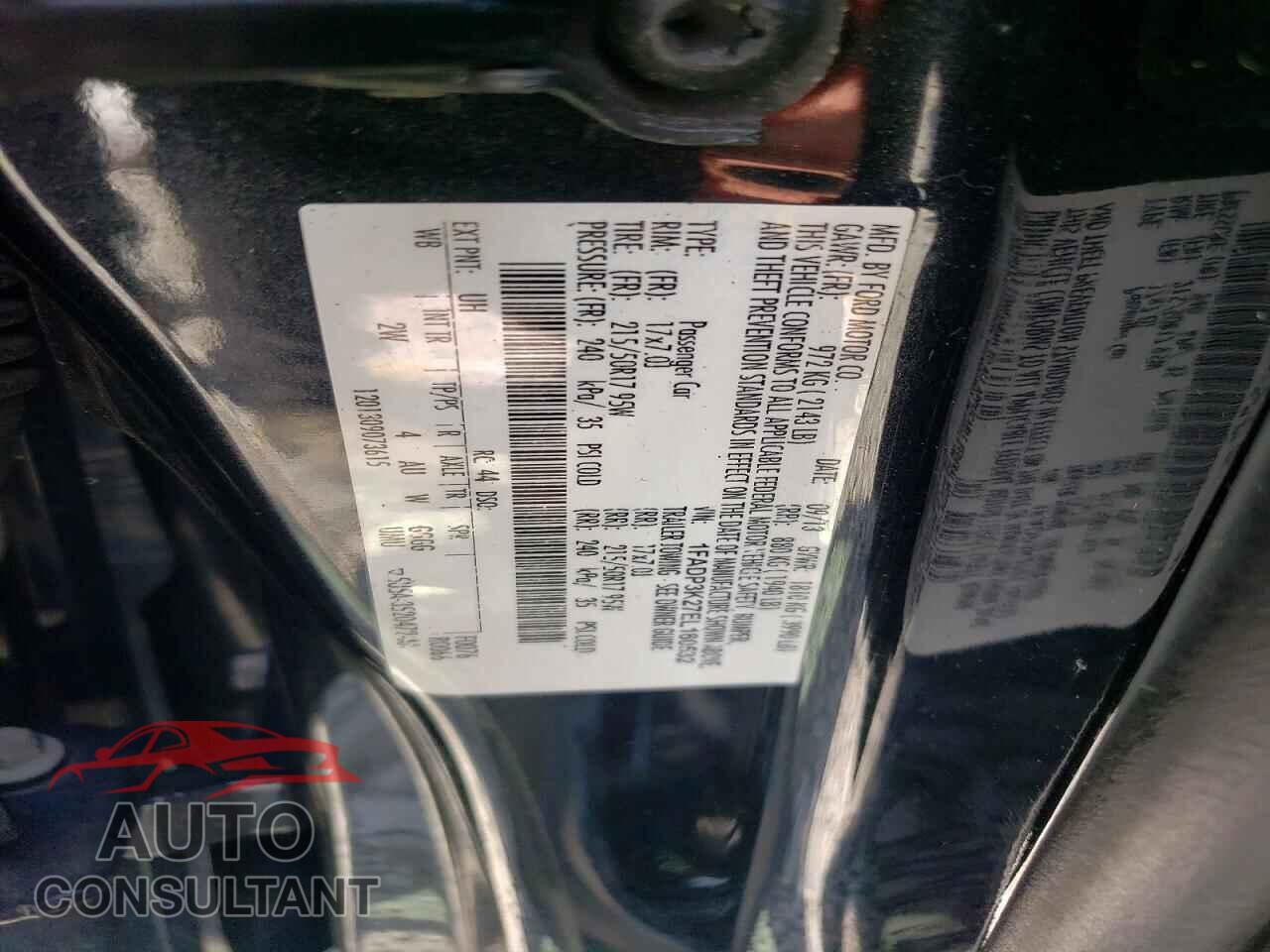 FORD FOCUS 2014 - 1FADP3K27EL160532