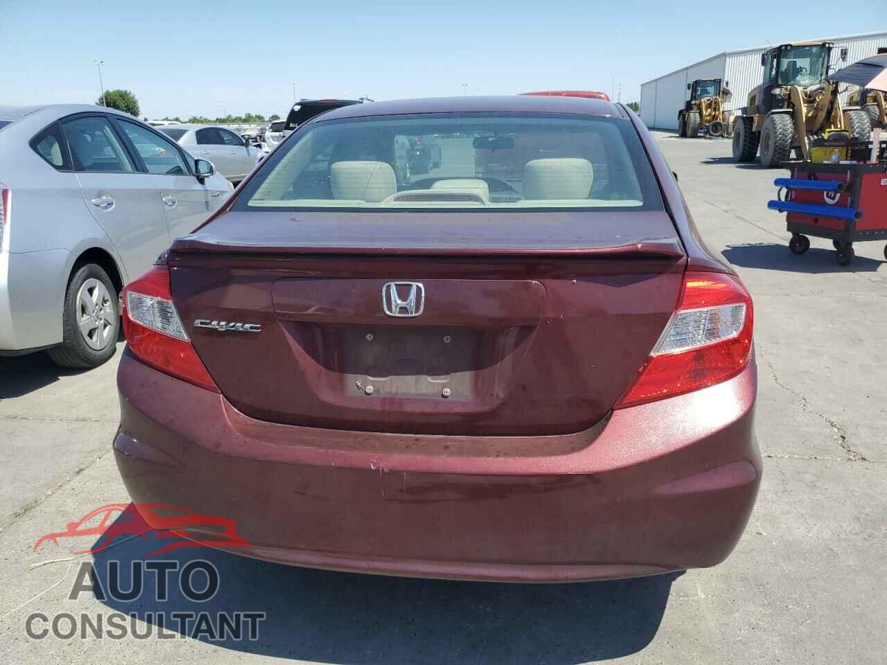 HONDA CIVIC 2012 - 19XFB2F89CE322404