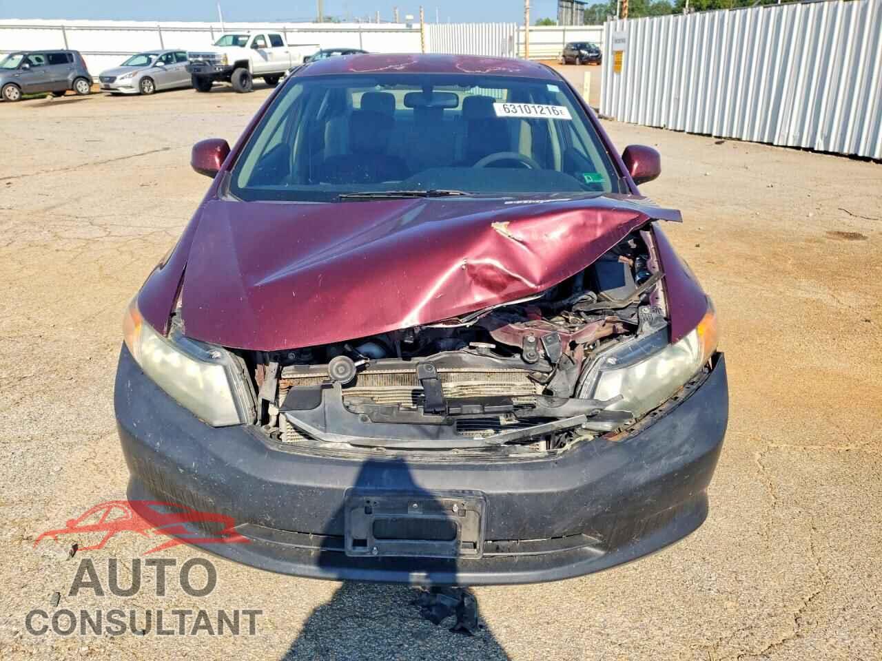 HONDA CIVIC 2012 - 2HGFB2F54CH559006