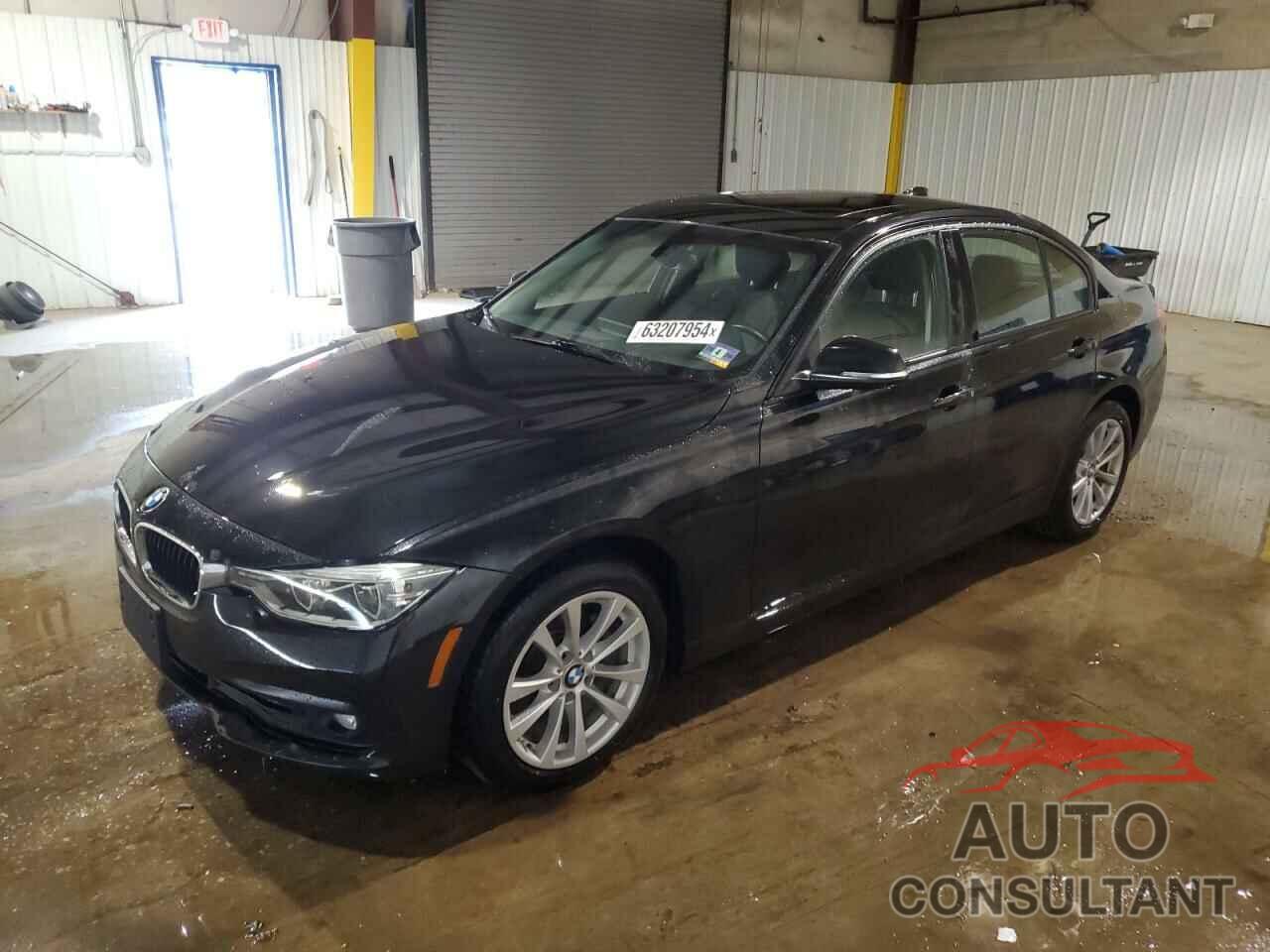 BMW 3 SERIES 2018 - WBA8A3C52JA489342