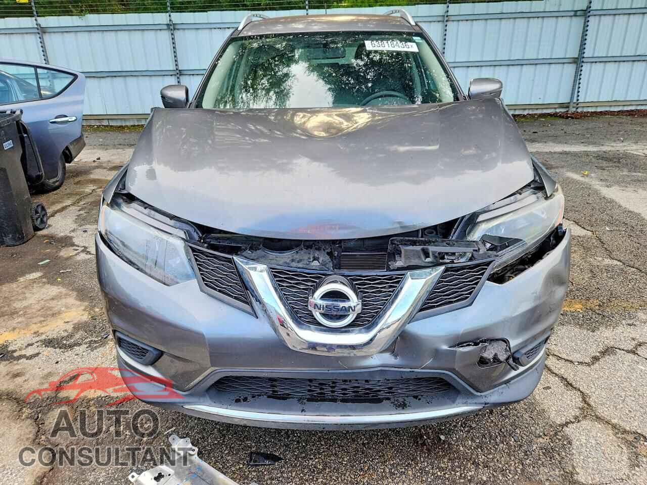 NISSAN ROGUE 2016 - KNMAT2MVXGP600345