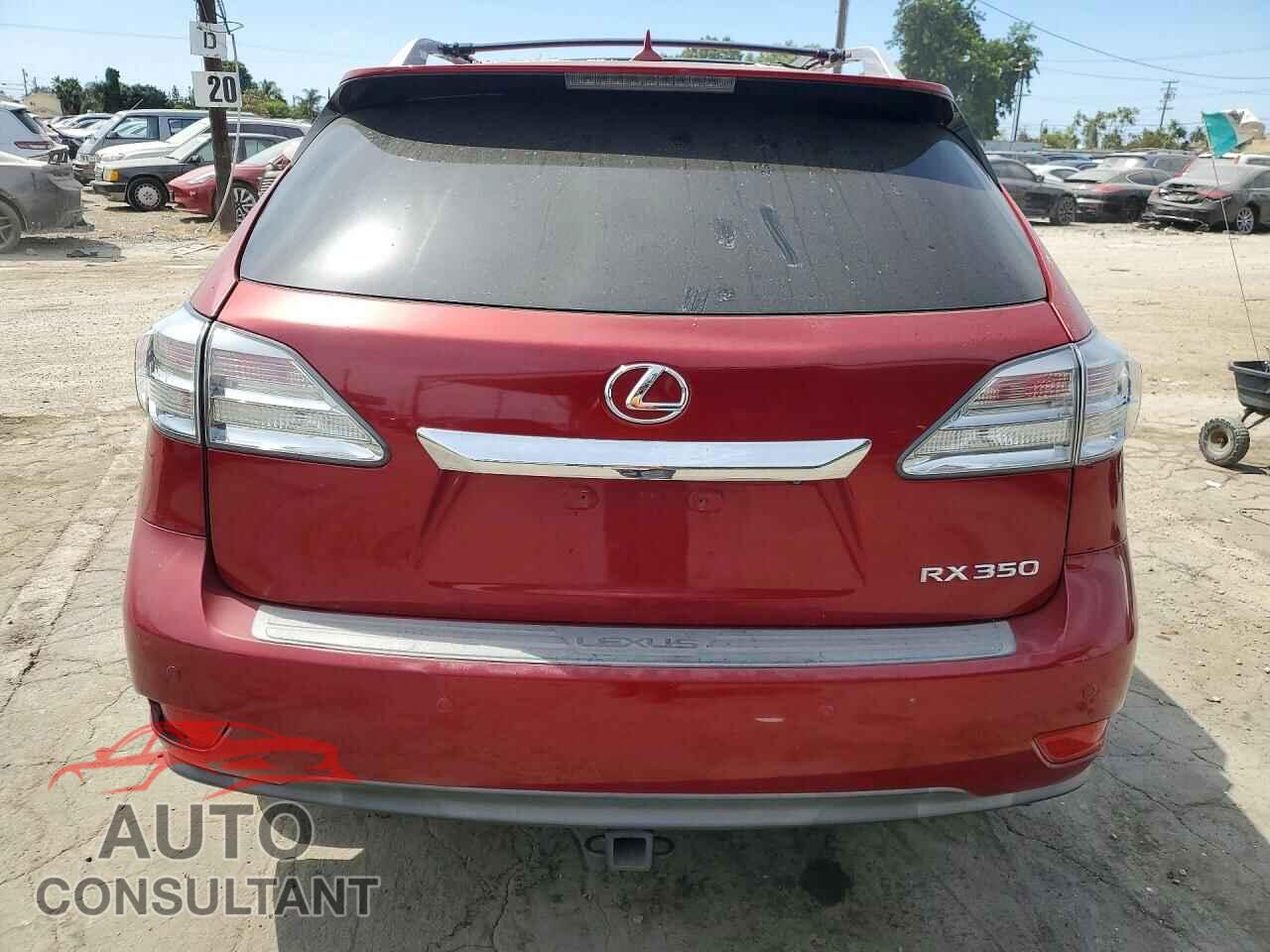 LEXUS RX350 2011 - 2T2BK1BAXBC111738