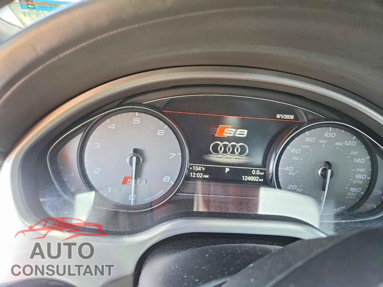 AUDI S8 2014 - WAUD2AFD2EN005686