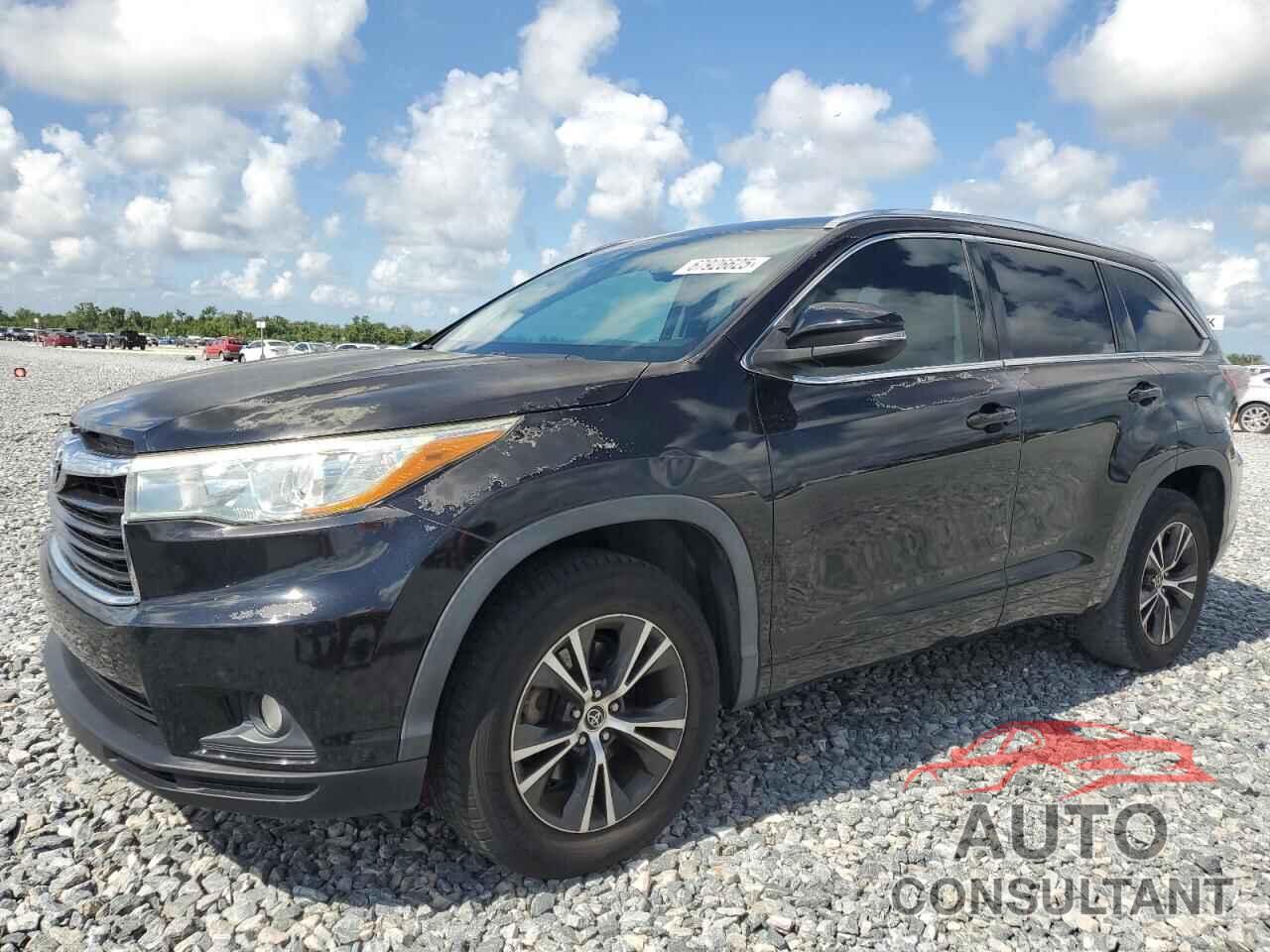 TOYOTA HIGHLANDER 2016 - 5TDKKRFH1GS138237