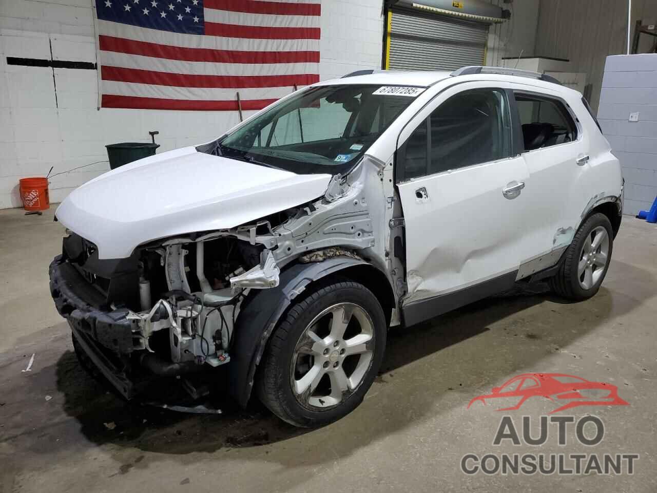 CHEVROLET TRAX 2016 - 3GNCJMSB3GL204702