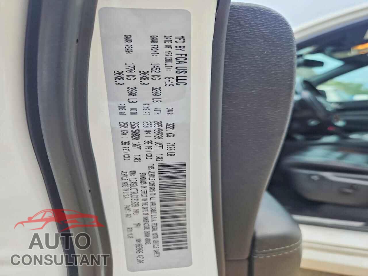 DODGE DURANGO 2020 - 1C4SDJCT0LC131828