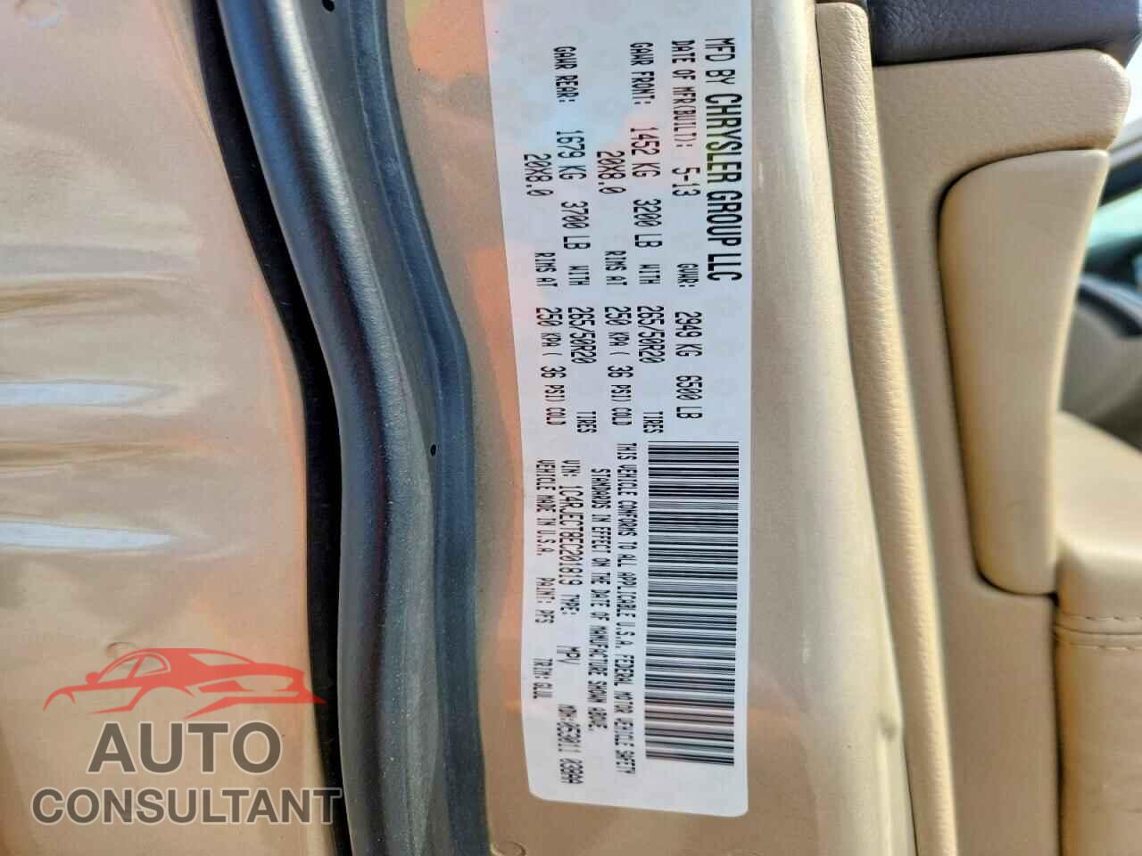 JEEP CHEROKEE 2014 - 1C4RJECT8EC201819