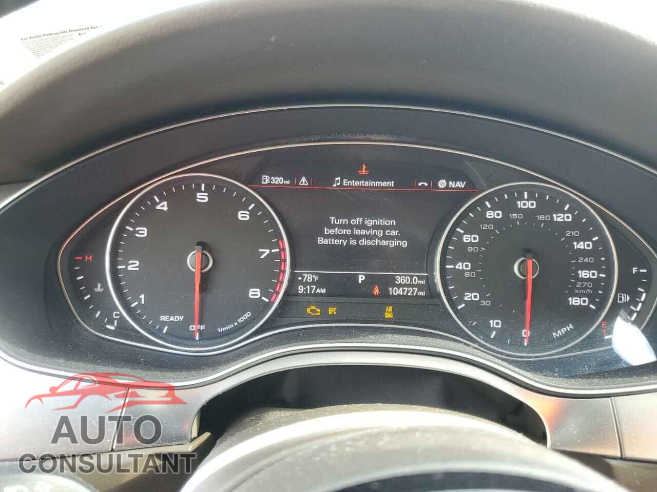 AUDI A6 2016 - WAUGFAFC3GN008771