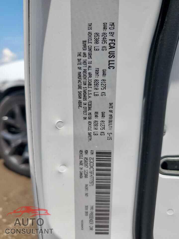 DODGE CHARGER 2015 - 2C3CDXCT6FH777971