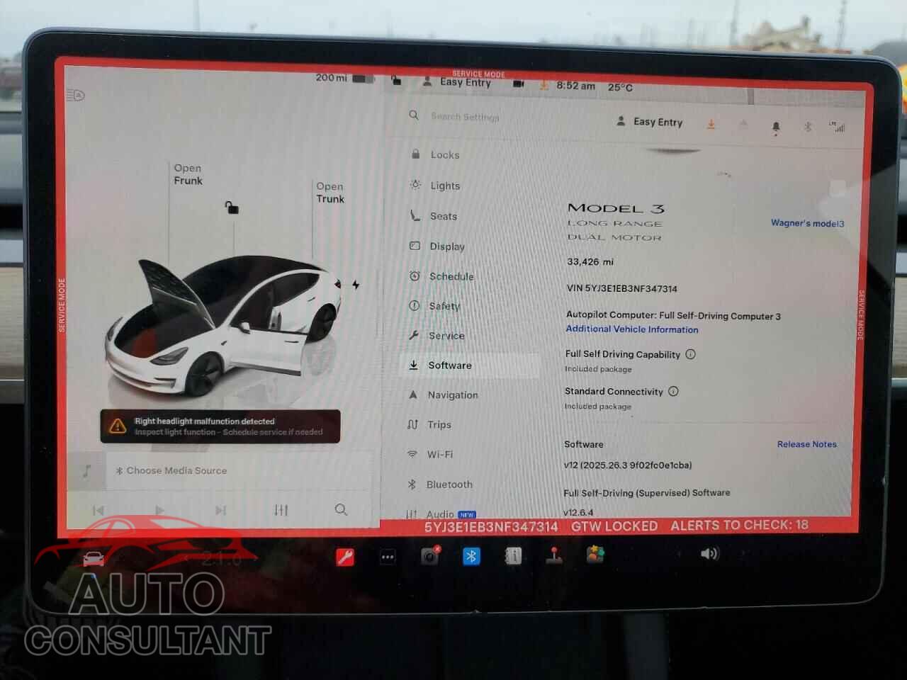 TESLA MODEL 3 2022 - 5YJ3E1EB3NF347314