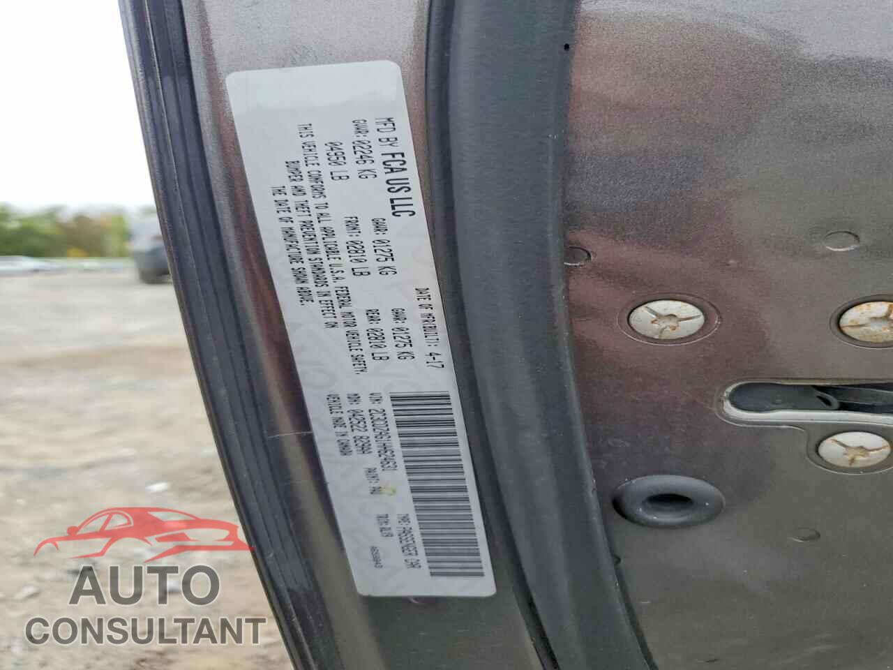 DODGE CHALLENGER 2017 - 2C3CDZAG1HH624631