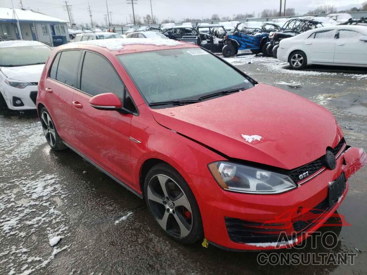 VOLKSWAGEN GTI 2017 - 3VW4T7AUXHM066483