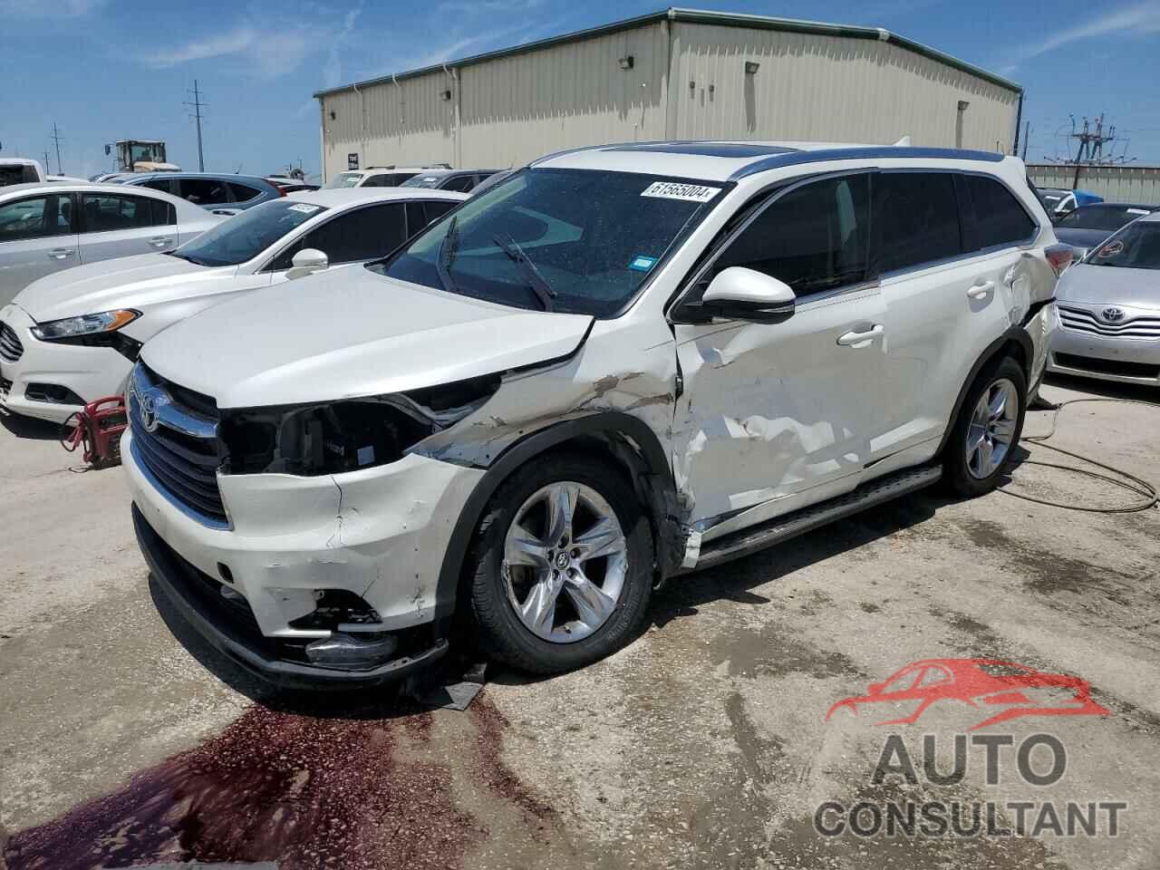 TOYOTA HIGHLANDER 2016 - 5TDYKRFH5GS176385