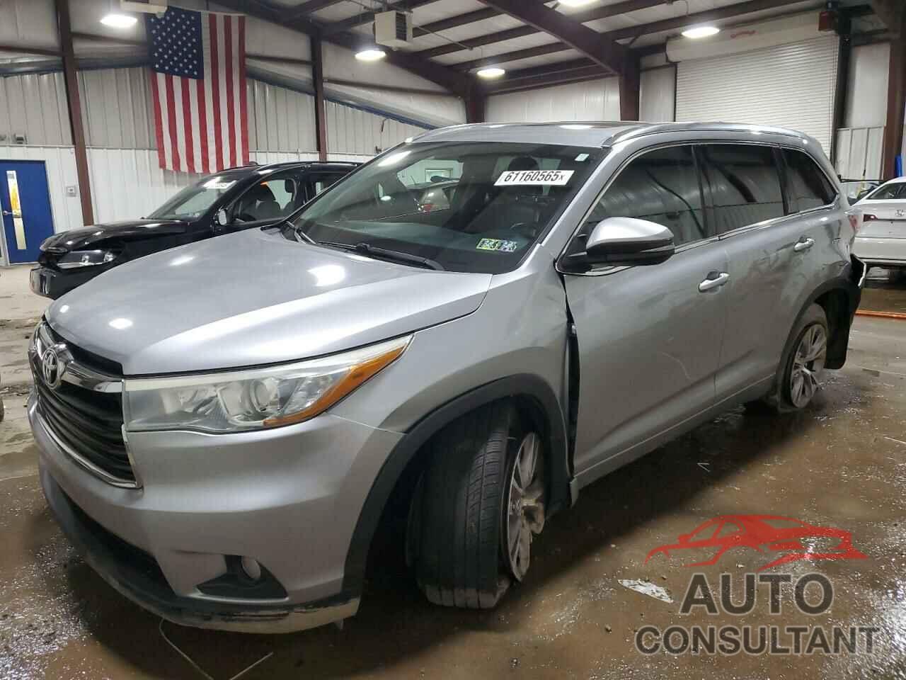 TOYOTA HIGHLANDER 2015 - 5TDJKRFH3FS164560