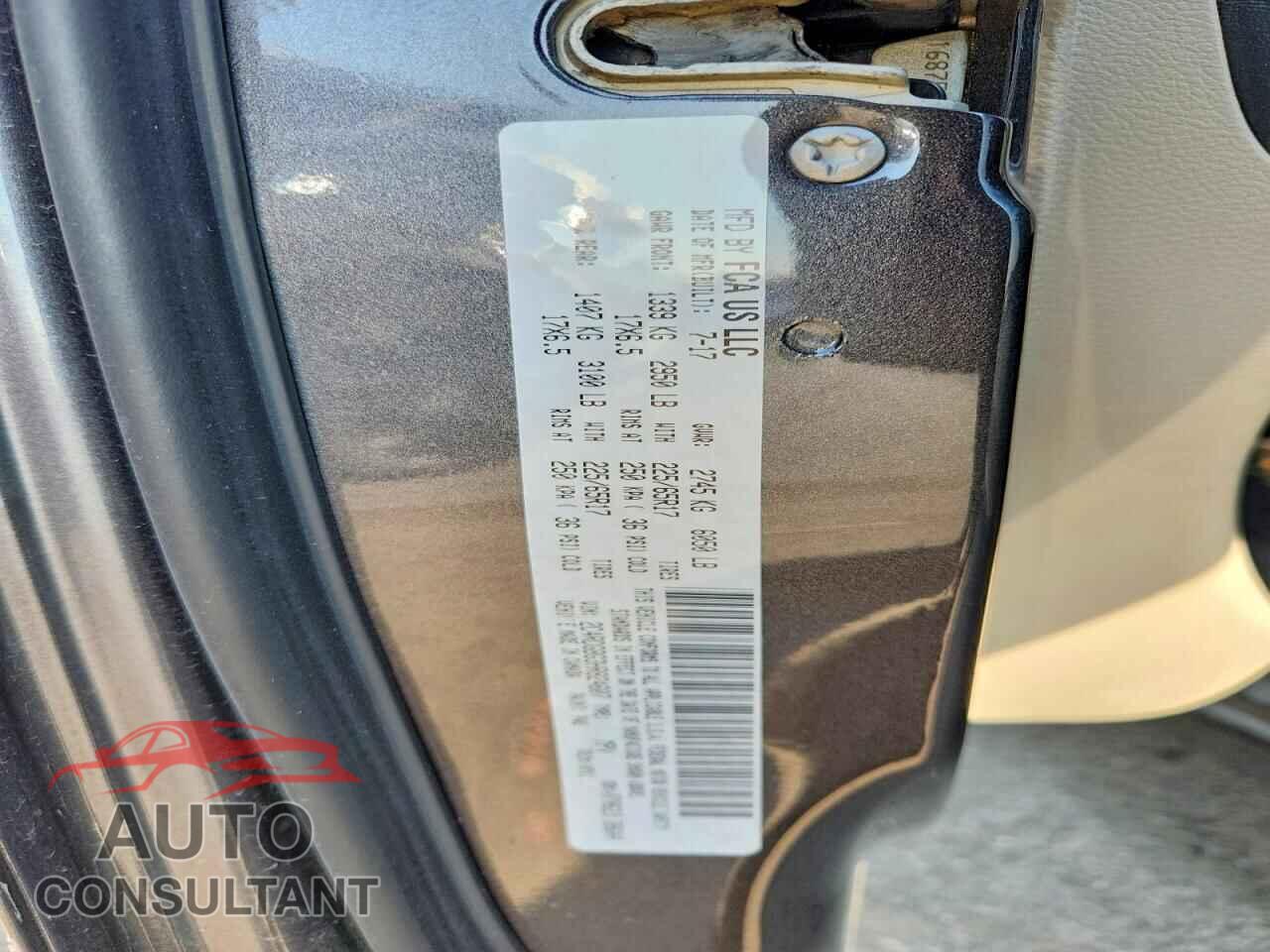 DODGE CARAVAN 2017 - 2C4RDGBG3HR824607