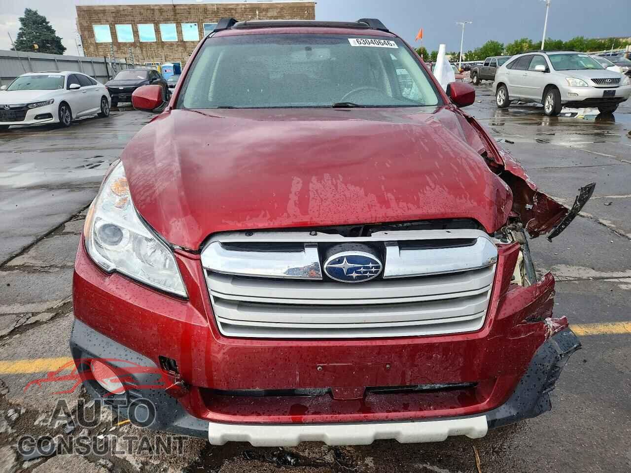 SUBARU OUTBACK 2014 - 4S4BRBLC4E3300187