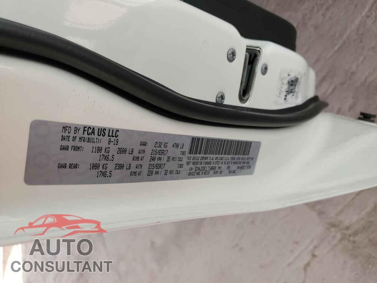 JEEP COMPASS 2020 - 3C4NJDDB1LT108849