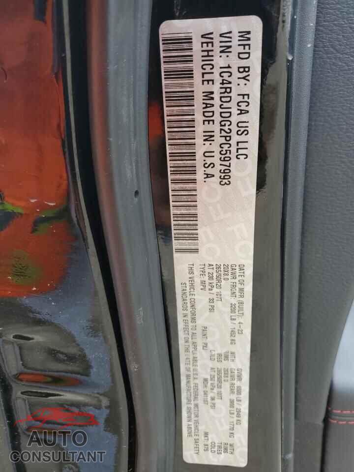 DODGE DURANGO 2023 - 1C4RDJDG2PC597993