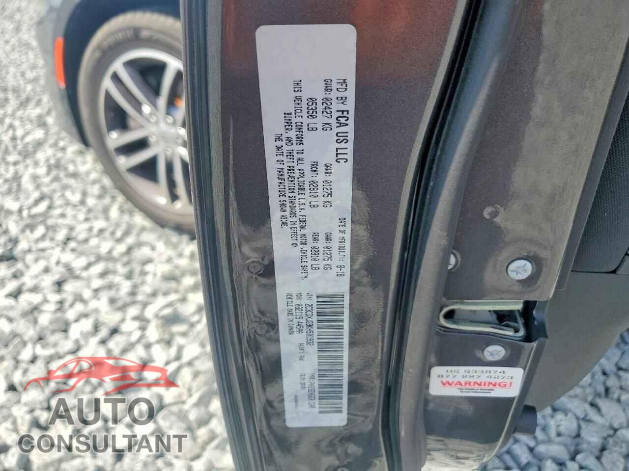DODGE CHARGER 2019 - 2C3CDXJG9KH501932