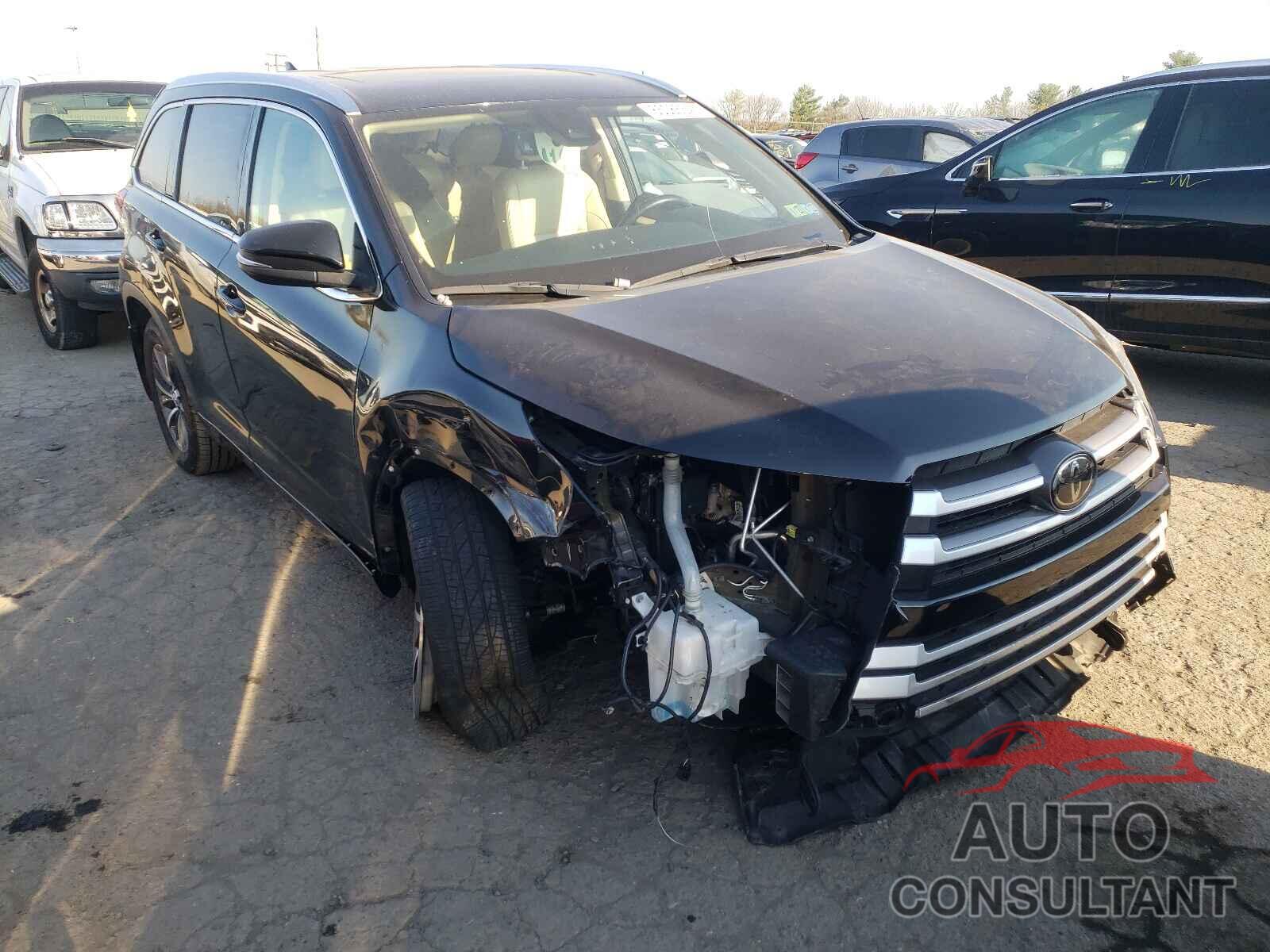 TOYOTA HIGHLANDER 2017 - 5TDJZRFH4HS484288