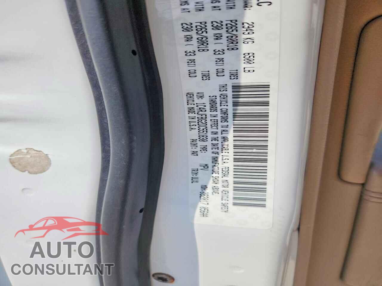 JEEP CHEROKEE 2013 - 1C4RJFBG2DC551830
