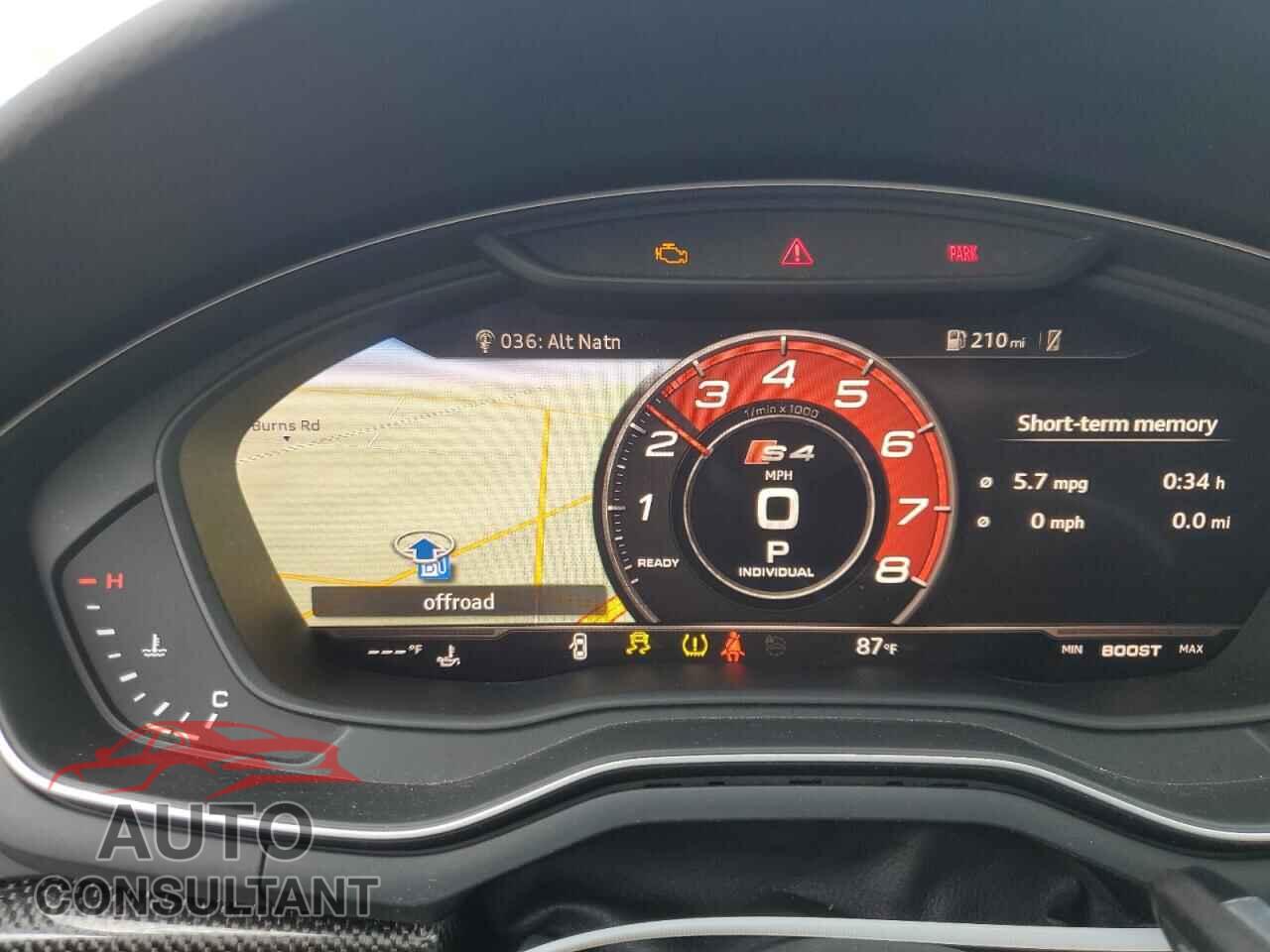 AUDI S4/RS4 2019 - WAUB4AF48KA085385