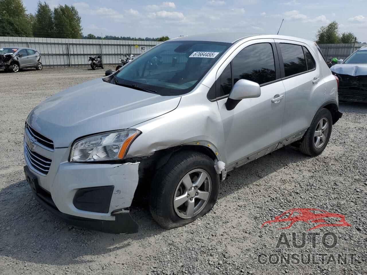 CHEVROLET TRAX 2015 - KL7CJPSB0FB102958