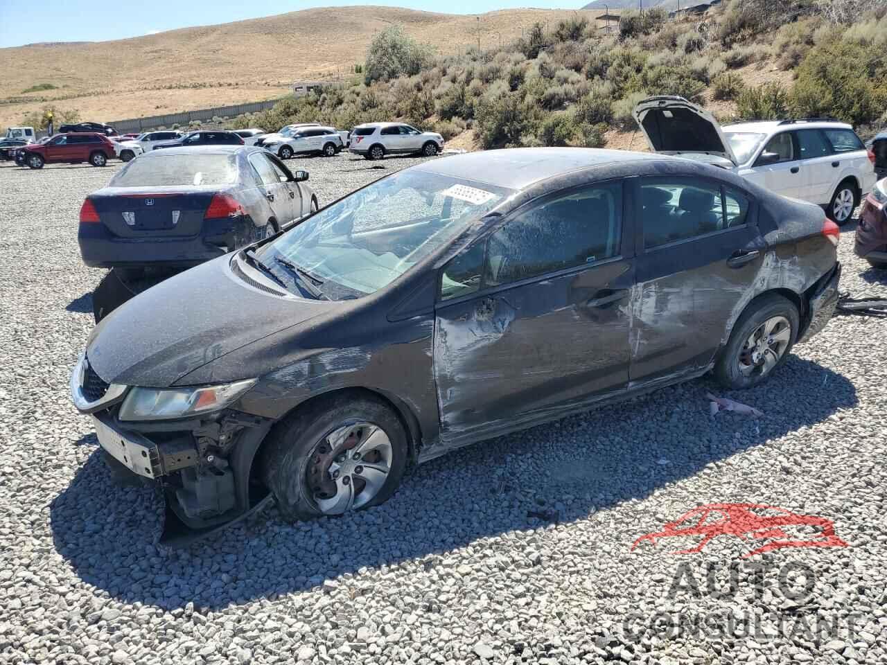 HONDA CIVIC 2013 - 19XFB2F56DE243456
