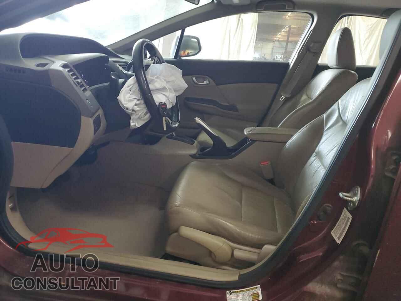 HONDA CIVIC 2012 - 2HGFB2F96CH545160