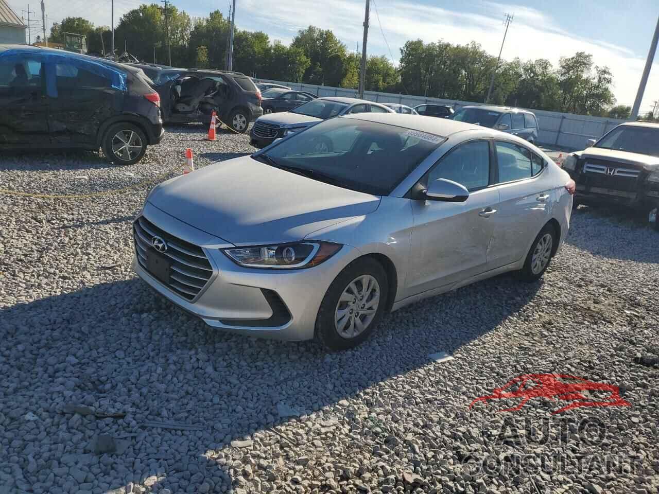 HYUNDAI ELANTRA 2017 - KMHD74LF7HU059387