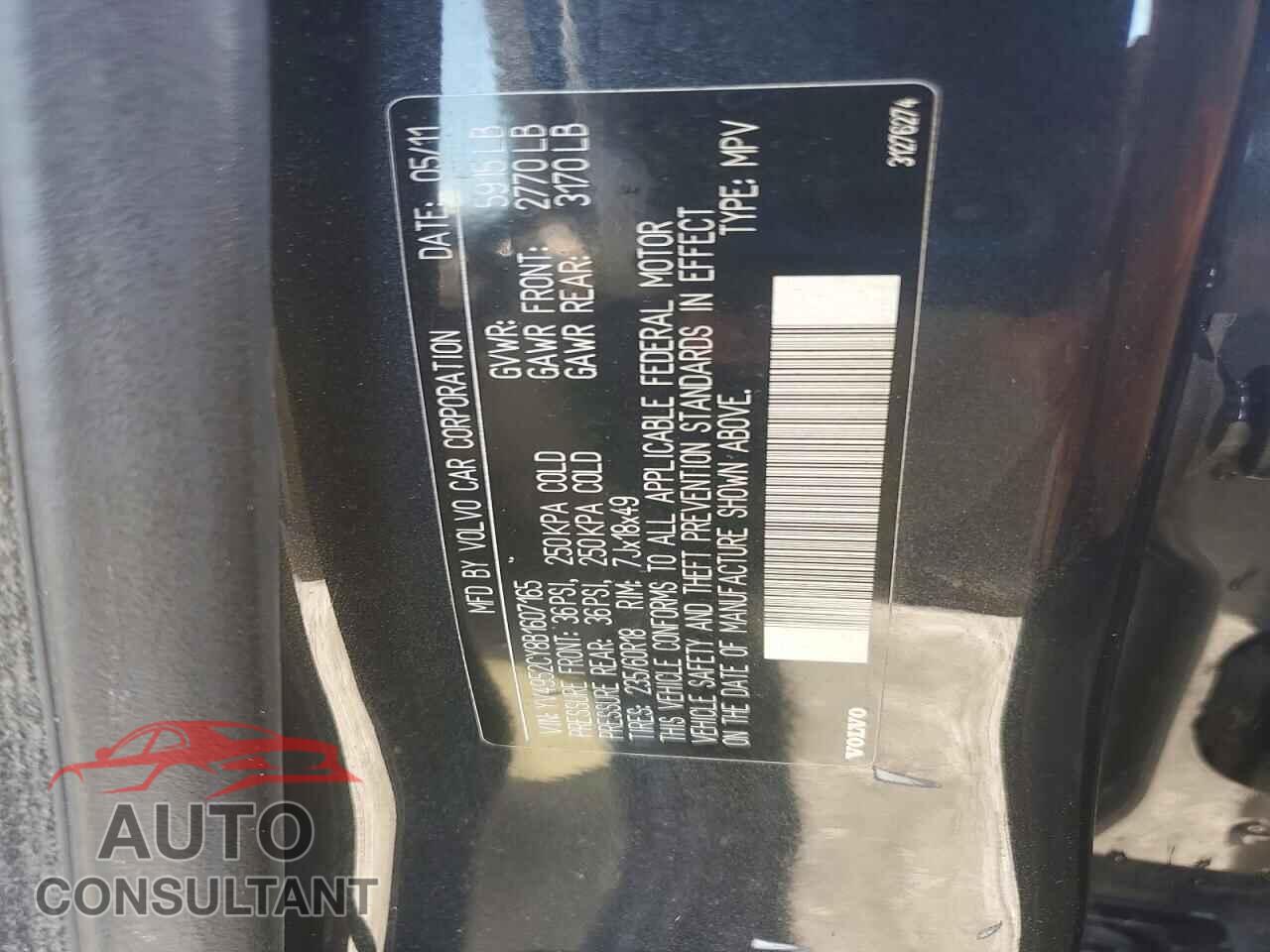 VOLVO XC90 2011 - YV4952CY8B1607165