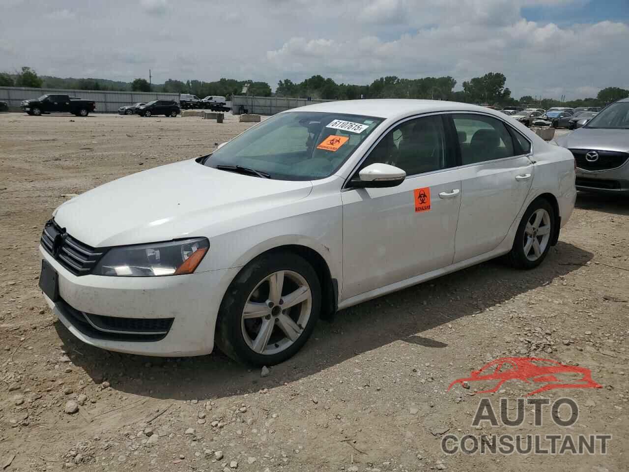 VOLKSWAGEN PASSAT 2012 - 1VWBP7A30CC071964