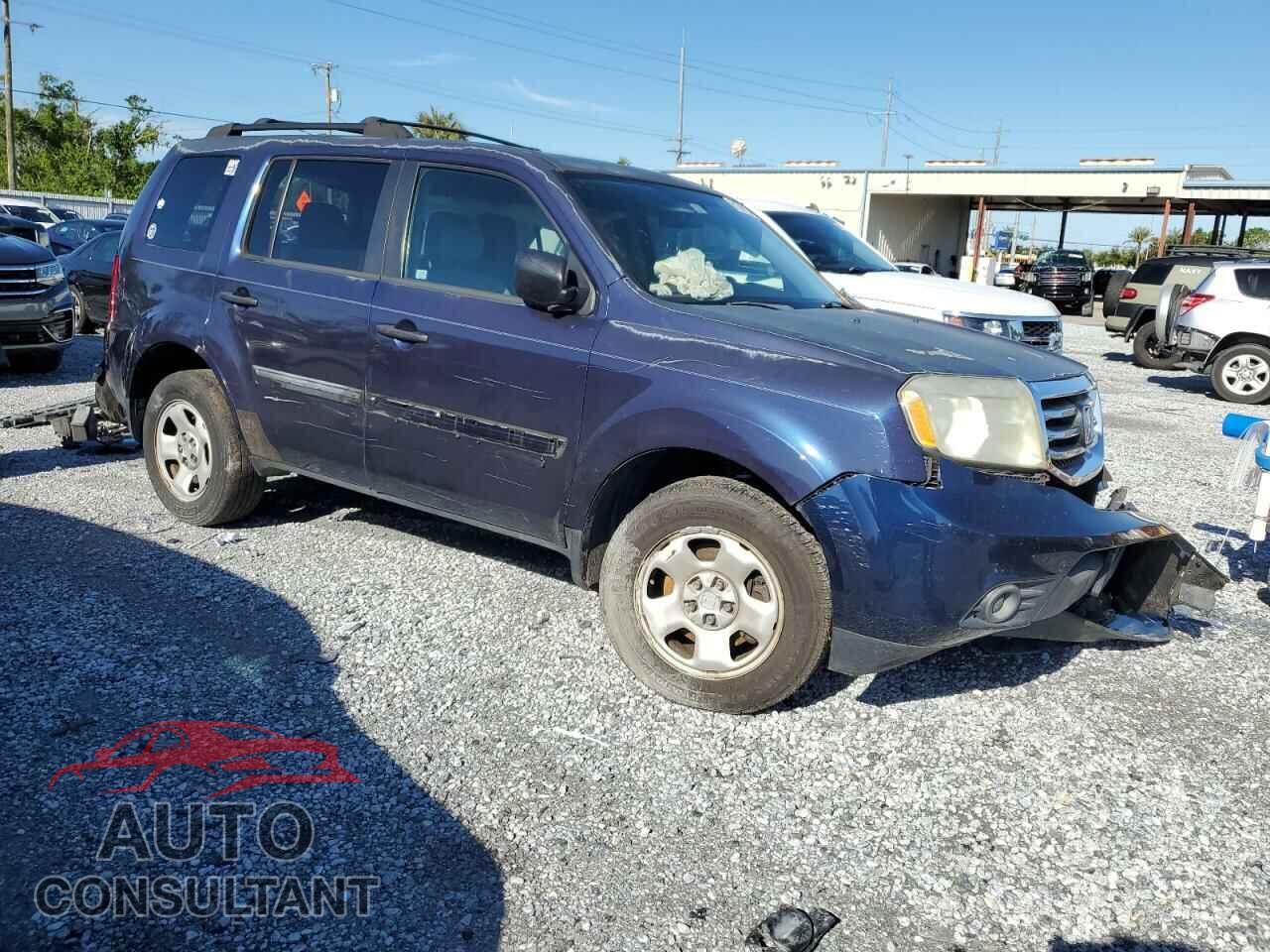 HONDA PILOT 2013 - 5FNYF3H23DB001160