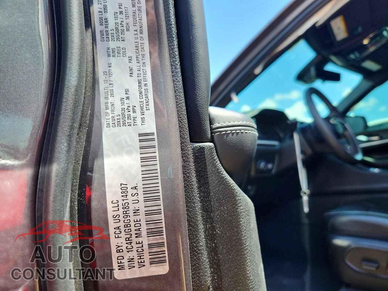 JEEP CHEROKEE 2024 - 1C4RJGBG9R8514807