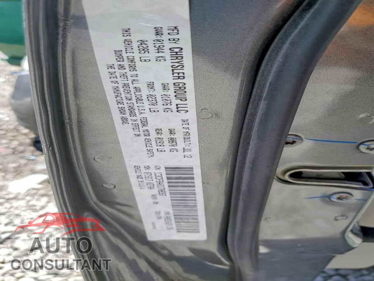 DODGE DART 2013 - 1C3CDFBA0DD708357