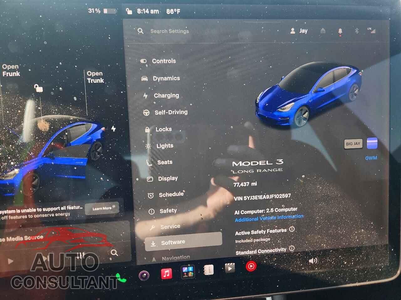 TESLA MODEL 3 2018 - 5YJ3E1EA9JF102597